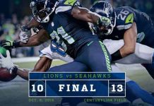 Con gran jugada de Chancellor, Seahawks vencieron a Lions