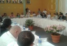 Diplomáticos reciben informe de alerta ante desastres