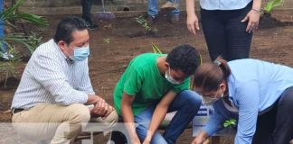 nicaragua, managua, siembra, arboles, colegio,