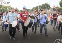 Barrios del Distrito VII rinden homenaje a Sandino