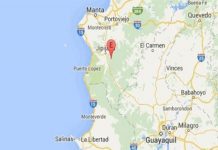 Temblor de magnitud 5,5 sacude costa de Ecuador