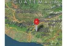 Sismo de 4,5 grados sacude suroeste de Guatemala