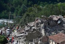 Al menos 37 muertos causó sismo en centro de Italia (primer balance oficial)