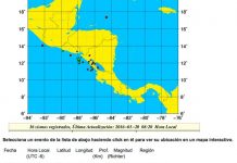 Sismo de 3,9 se siente en Chinandega