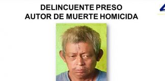 nicaragua, siuna, policia, captura, homicidio,