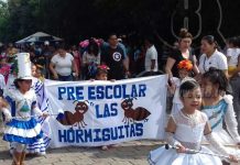 Desfile de los más chiquitos en Somoto