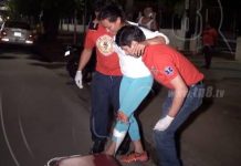 Mujer lesionada por choque con un perro en Linda Vista