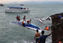 Tailandia: Hallan el cuarto muerto tras accidente de lancha con 36 turistas a bordo