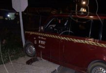 Casi degollan a taxista por robarle en Carretera Norte