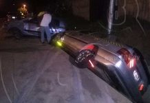 Accidente de tránsito deja cuantioso daños materiales