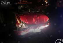 Taxista resulta lesionado en accidente al no respetar la señal de alto