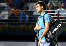 Djokovic abandona partido en cuartos de final de Dubai