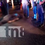 Joven muere tras perder el control de su motocicleta en Nandasmo Nicaragua, masaya, accidente de tránsito, motociclista,