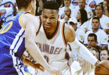 Westbrook, Thunder dejan a Warriors al borde de eliminación
