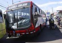 Grave tras ser atropellado por bus en San José, Costa Rica