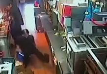 Trabajadora de restaurante resbaló y se quemó con el aceite de freír