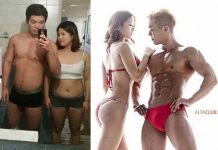 Pareja coreana transformó su cuerpo en tan solo cinco meses