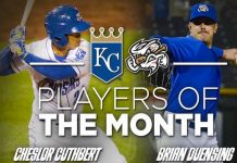 Cheslor, bateador del mes en Omaha