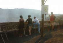 Turistas visitan parque del volcán Masaya