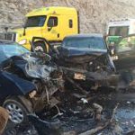 Dos personas resultan gravemente lesionadas en encontronazo de vehículo y camioneta DGB