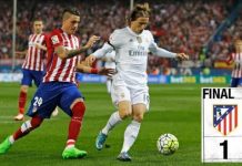 Vietto rescató empate para Atlético ante el Real Madrid