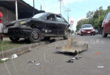 Golpean a conductor borracho que dejó a tres lesionados
