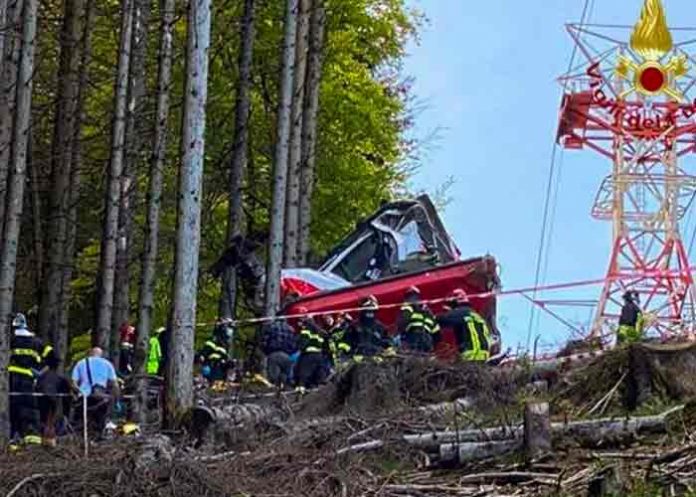 italia, teleferico, video, caida,