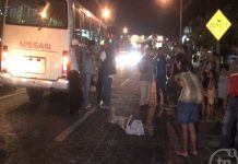 Managua: Señor fallece arrollado por autobus