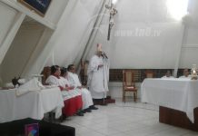 Celebrando a la virgen de La Merced en Managua