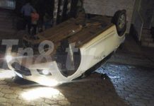 Salen milagrosamente ilesos de aparatoso accidente