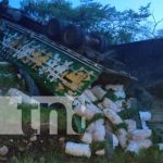 «Estamos vivos gracias a Dios», relato tras vuelco de camión en Chontales nicaragua, chontales, vuelco, camion, accidente,