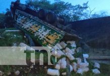 «Estamos vivos gracias a Dios», relato tras vuelco de camión en Chontales nicaragua, chontales, vuelco, camion, accidente,
