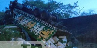 nicaragua, chontales, vuelco, camion, accidente,