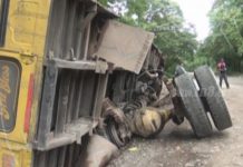 Vuelco de bus en Puerto Cabezas deja tres muertos