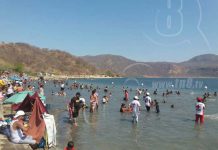 Desborde de familias este Sábado Santo en Xiloá