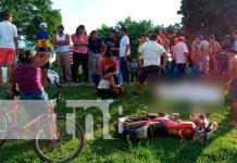 Desperfectos mecánicos de una motocicleta provocan fatal accidente de tránsito nicaragua, rivas, sucesos, accidente de transito,