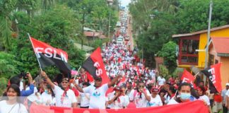 nicaragua, Bluefields, día de la alegria, caravana,