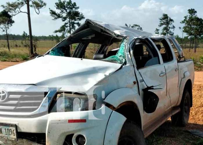 nicaragua, waspan, vuelco, lesionados,