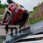 Dos lesionados luego de vuelco de camioneta en Bluefields nicaragua, Bluefields, accidente de transito, lesionados, vuelco,