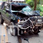 Motociclista fallece al ser impactado por una camioneta nicaragua, sucesos, accidente de transito, fallecido,