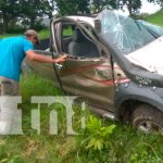 Un fallecido y un lesionado deja el vuelco de una camioneta en Yalí nicaragua, jinotega, lesionado, fallecido, accidente de transito,