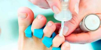 salud, pies, uñas pintadas, esmalte, afectaciones