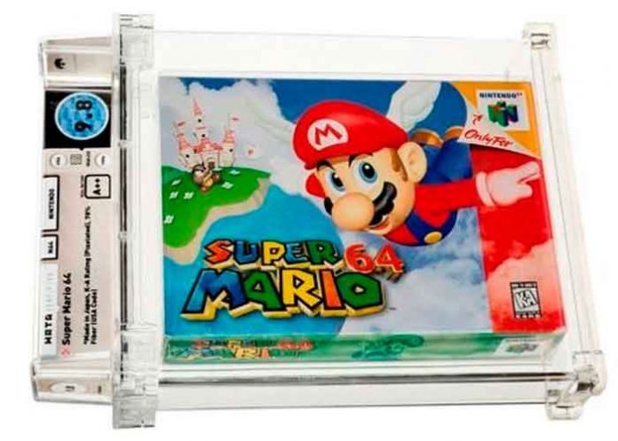 2.4 tecnologia, videojuego, super mario 64, subasta, cifra millonaria
