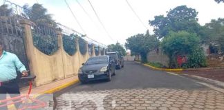 nicaragua, carazo, calle adoquinada,