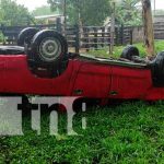nicaragua, juigalpa, vuelco, accidente de transito,