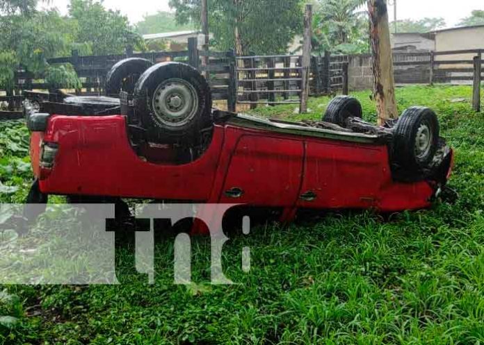 nicaragua, juigalpa, vuelco, accidente de transito,