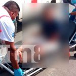 Motociclista resulta lesionado tras ser impactado por una moto en Rivas nicaragua, rivas, motociclista, accidente de transito,