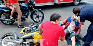 nicaragua, accidente, casco de seguridad, motociclista, daños