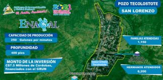 nicaragua, enacal, tecolostote, mejoramiento, agua potable, tecolostote