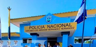 nicaragua, chinandega, Villa 15 de Julio, estacion policial,